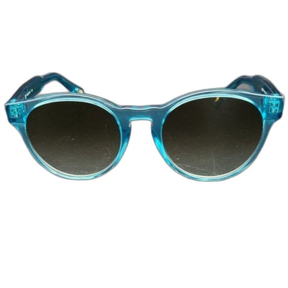 Chloe Azure Round Sunglasses 52mm Frame - Picture 1 of 14